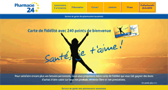 Desktop Screenshot of pharmacie24.ch
